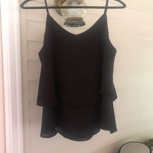 Black tank top